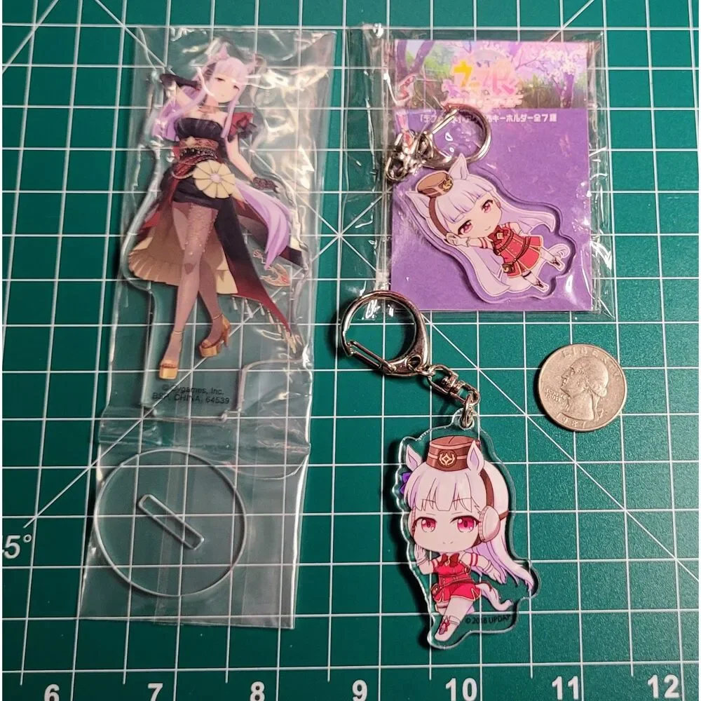 Gold Ship - Uma Musume Acrylic Stand & Keychain 3pc Set